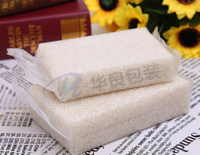真空米磚袋，透明包裝袋
